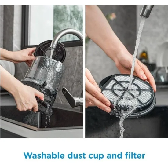 Midea Vacuum Clnr/1800W/Hepa/Telescopic - Black
